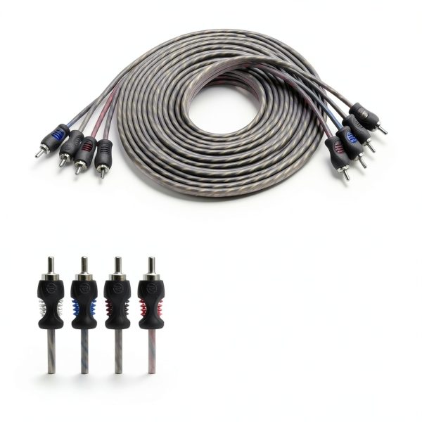 RECOIL RCA Composite Cable for Car Audio Systems-3