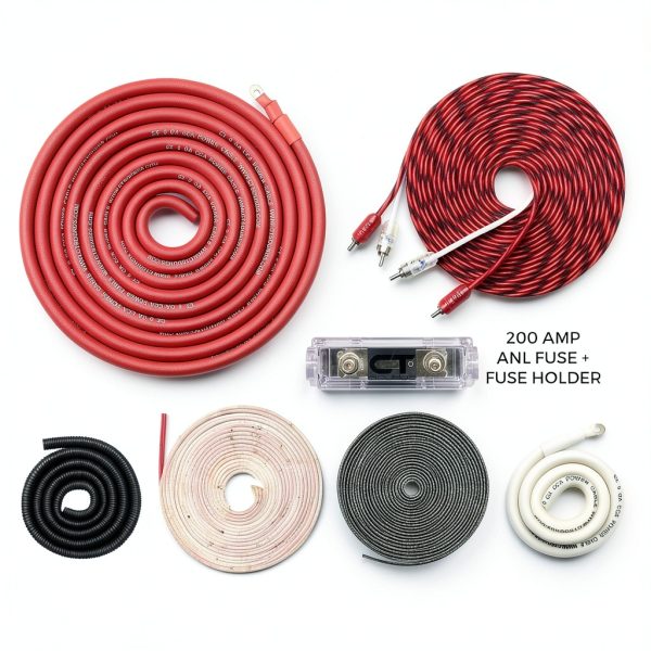 CT Sounds 1/0 Gauge CCA Amplifier Wiring Kit-5