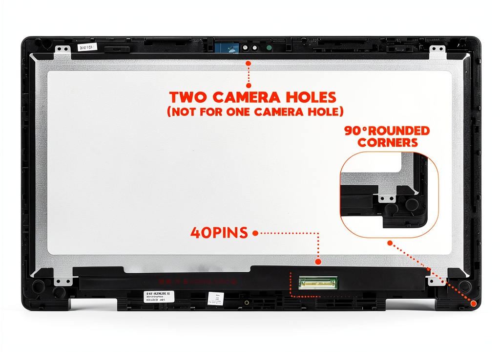 Installing GBOLE LCD screen on Dell Inspiron laptop