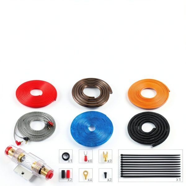 Gulfmew 4 Gauge Amp Wiring Kit Copper Power-1