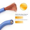 RECOIL Car Amplifier Wiring Kit Blue Copper 4 Gauge-1