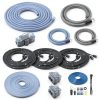 RECOIL Car Amplifier Wiring Kit Blue Copper 4 Gauge-0