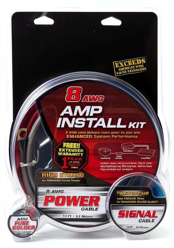 Rockford Fosgate Car Amplifier Wiring Kit RFK8I-0