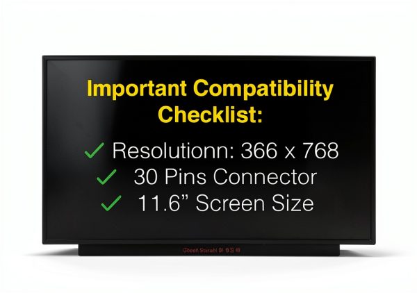 LCDBros Laptop Replacement Screens 11.6" Matte-2