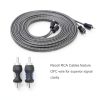 RECOIL Car Amplifier Wiring Kit Blue Copper 4 Gauge-5