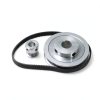 Aluminum Timing Pulley Set uxcell 80T & 20T with Belt 250mm-4