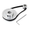 Aluminum Timing Pulley Set uxcell 80T & 20T with Belt 250mm-0