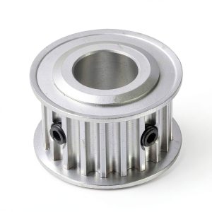 Timing Belt Pulley uxcell 5M-20T-1/2B 1/2in Bore Alloy 20 Teeth-0