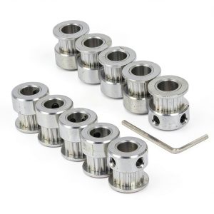 GT2 Pulleys Wheel 20 Teeth 8mm Bore Aluminum Idler Set Zeberoxyz-0