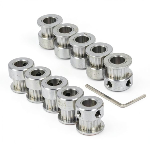 GT2 Pulleys Wheel 20 Teeth 8mm Bore Aluminum Idler Set Zeberoxyz-0