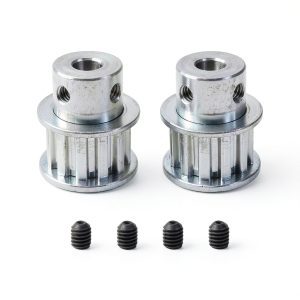 Timing Belt Pulley 6.35mm Aluminum Bore for 3D Printer CNC by JiuWu-0