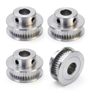 uxcell GT-2 40T Pulley 8mm Bore Aluminum Timing Pulley 4pcs Set-0