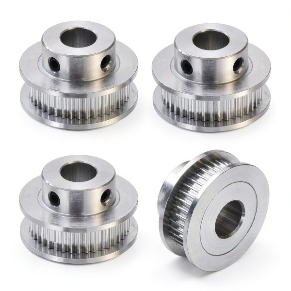 uxcell GT-2 40T Pulley 8mm Bore Aluminum Timing Pulley 4pcs Set-0